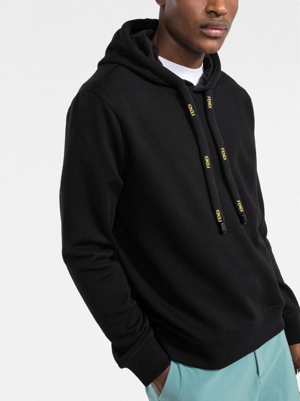 drawstring hooded sweatshirt - 3