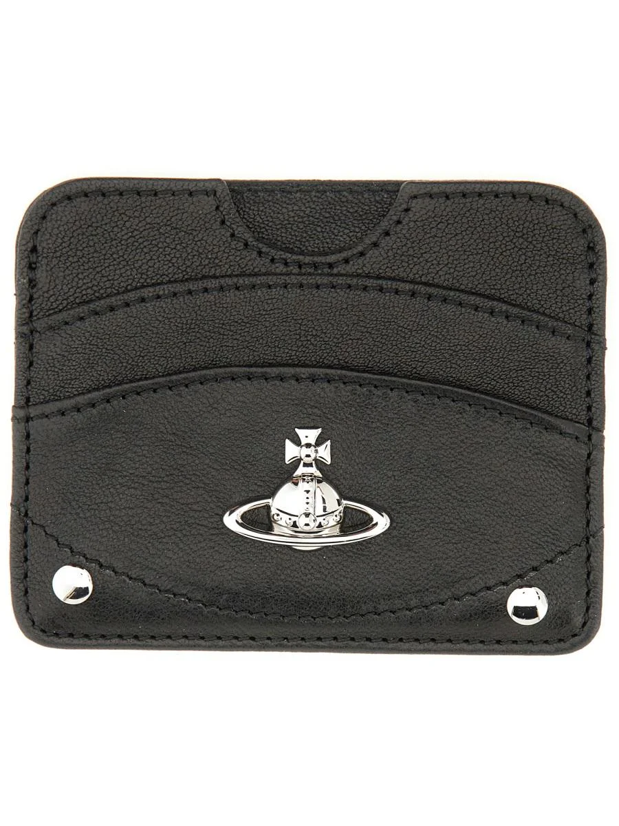 Vivienne Westwood Leather Card Holder Unisex - 1