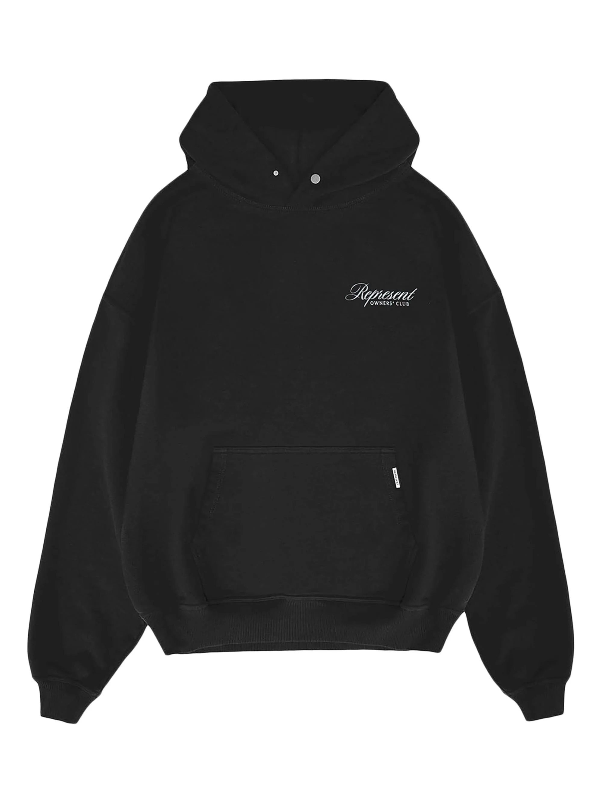 Men's Owners Club Script Hoodie - Black - 1
