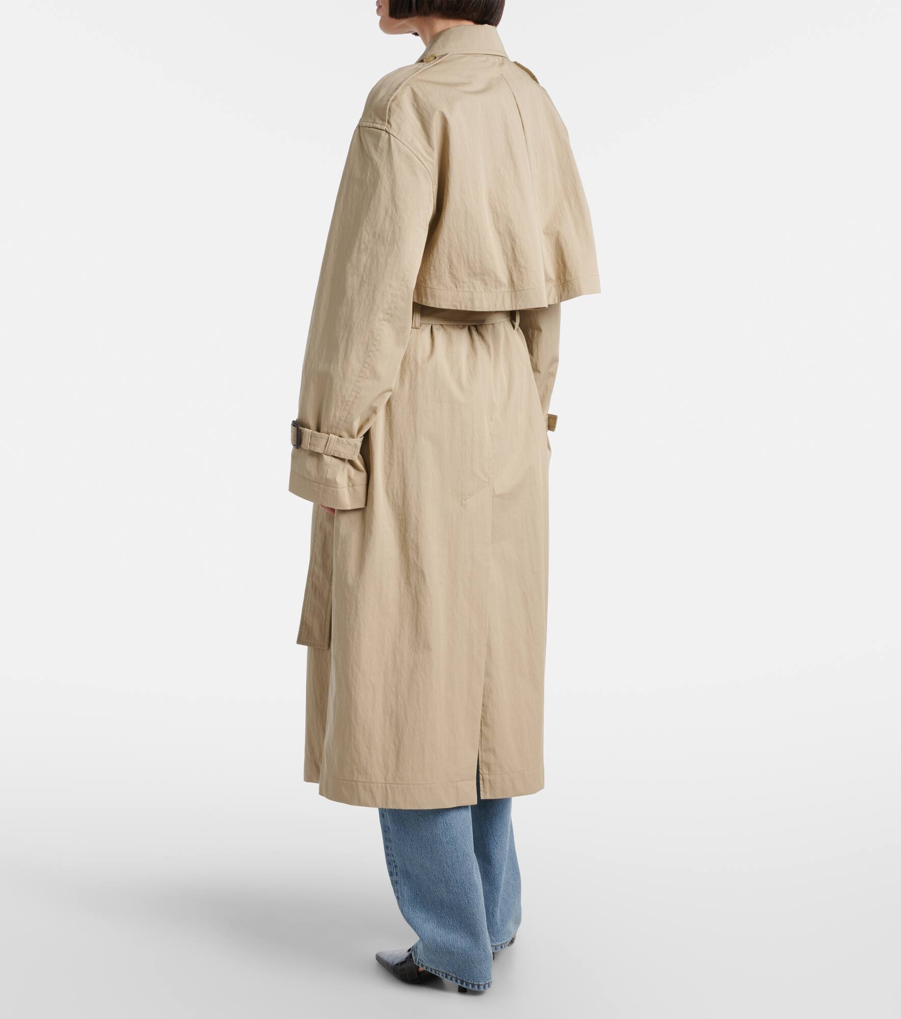 Cotton-blend trench coat - 3