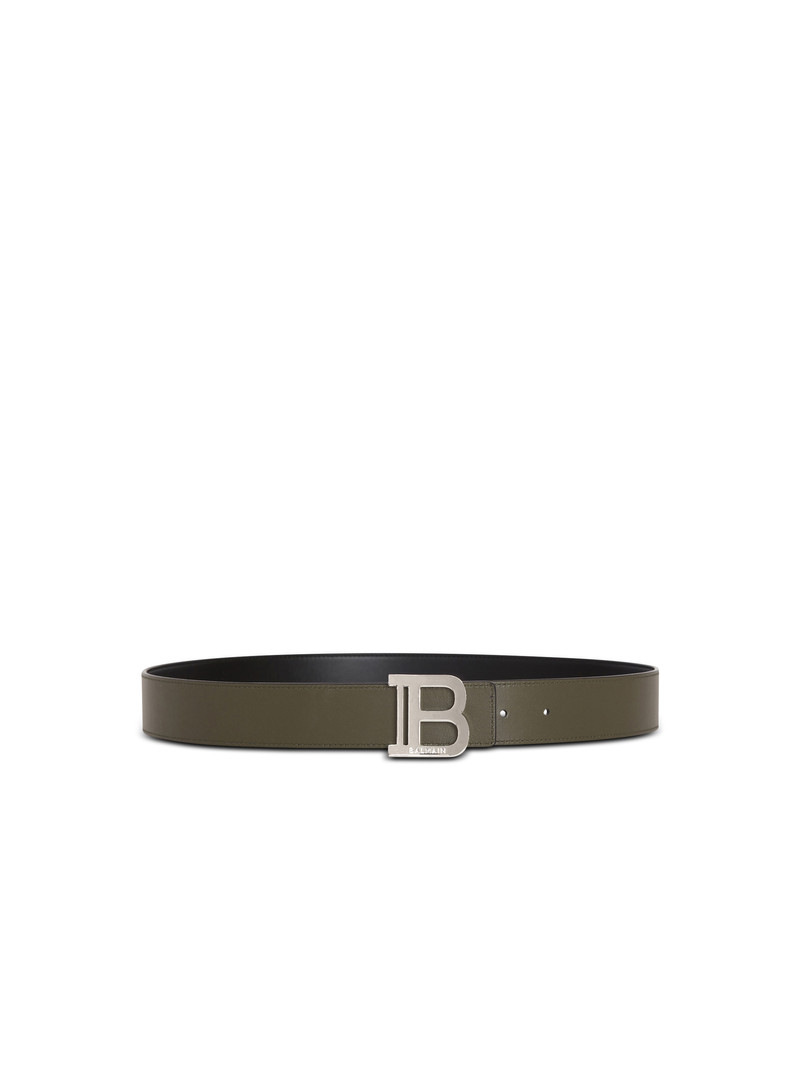 Reversible leather B-Belt 1