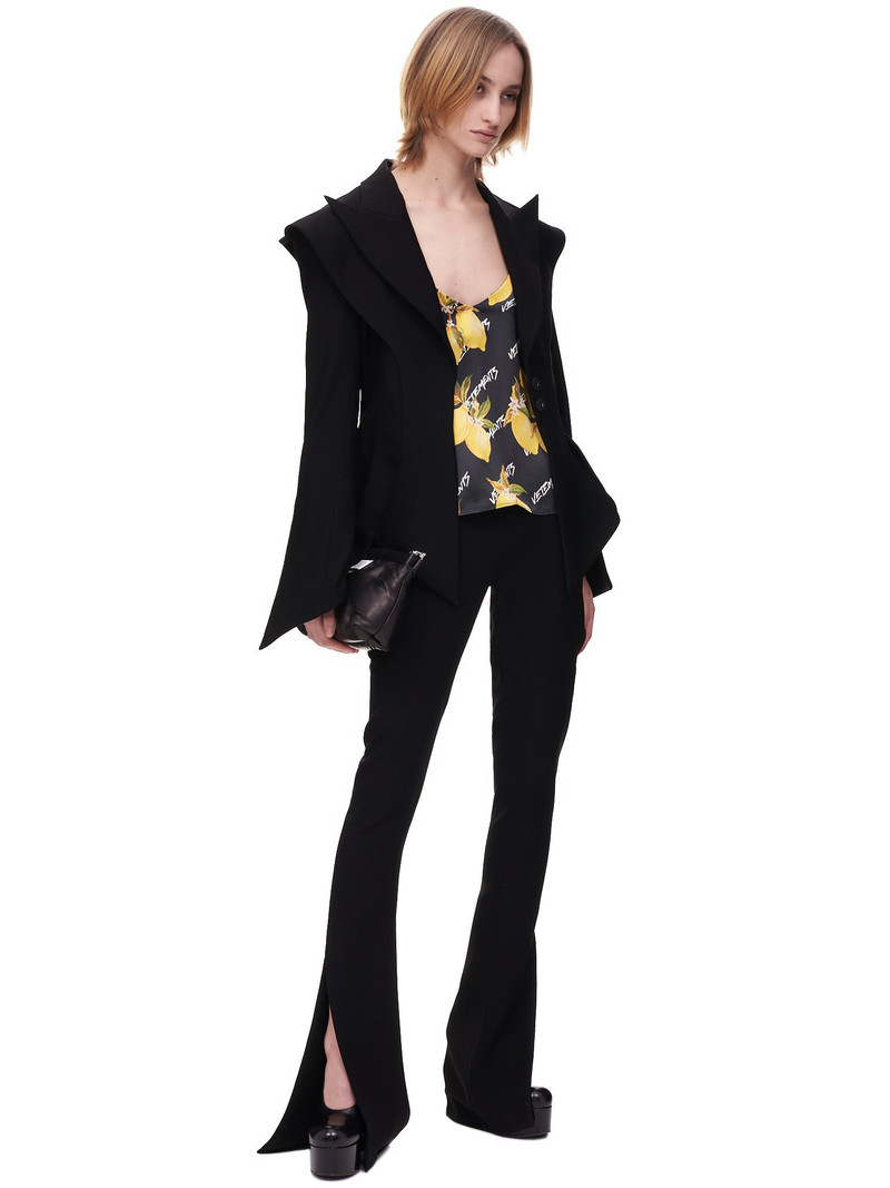 VETEMENTS Lemon Monogram Slip Top outlook