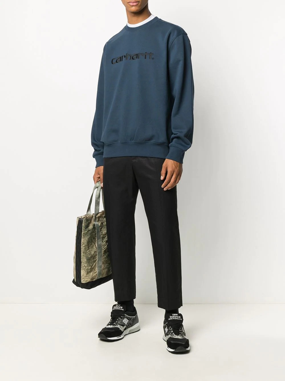 embroidered logo sweatshirt - 2