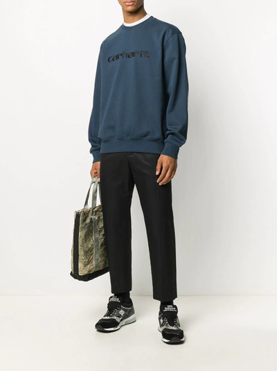 Carhartt embroidered logo sweatshirt outlook