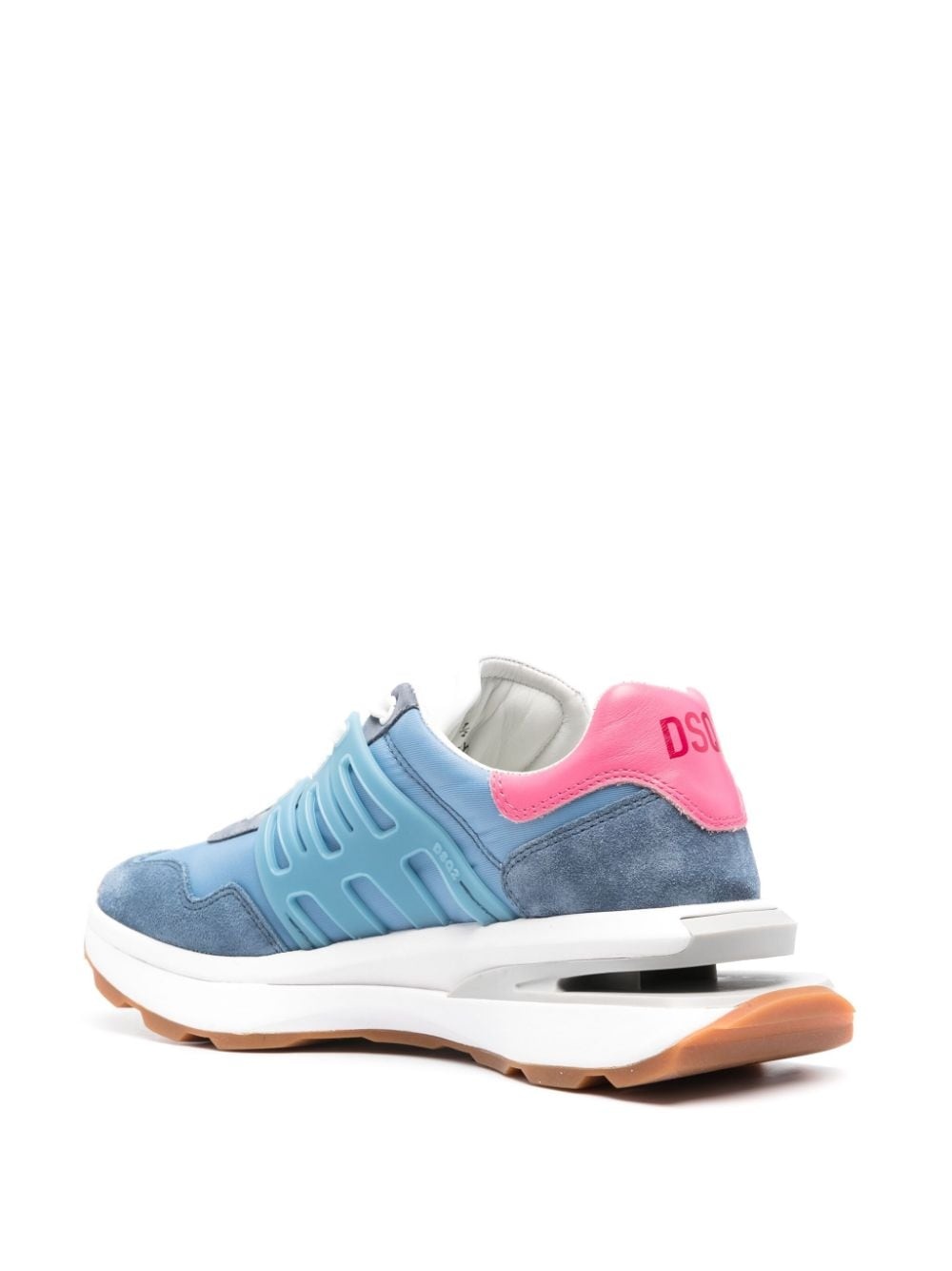 Slash leather sneakers - 3