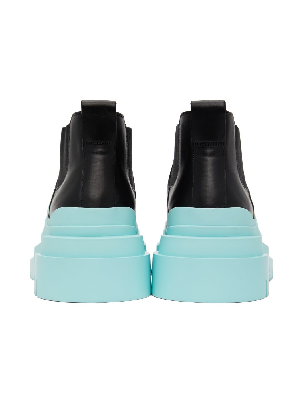 Black & Blue Tire Chelsea Boots - 2