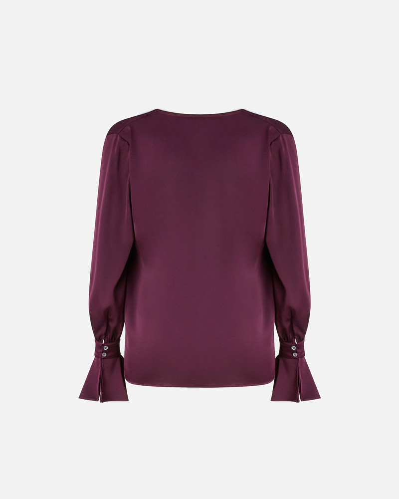 PINKO RELAXED-FIT SATIN BLOUSE outlook