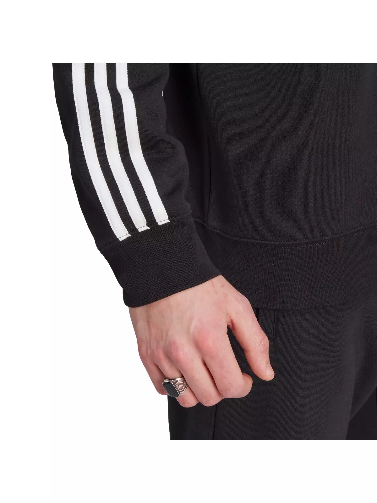 Originals Men's Adicolor Classics 3-Stripes Sweatshirt-Black - 4