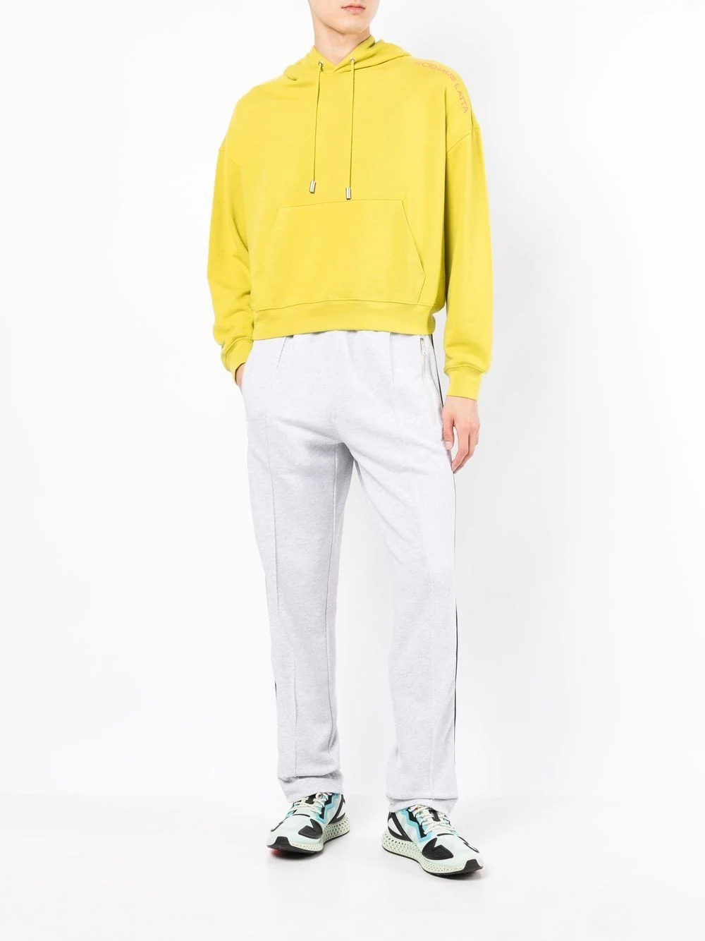 logo side-stripe track trousers - 2