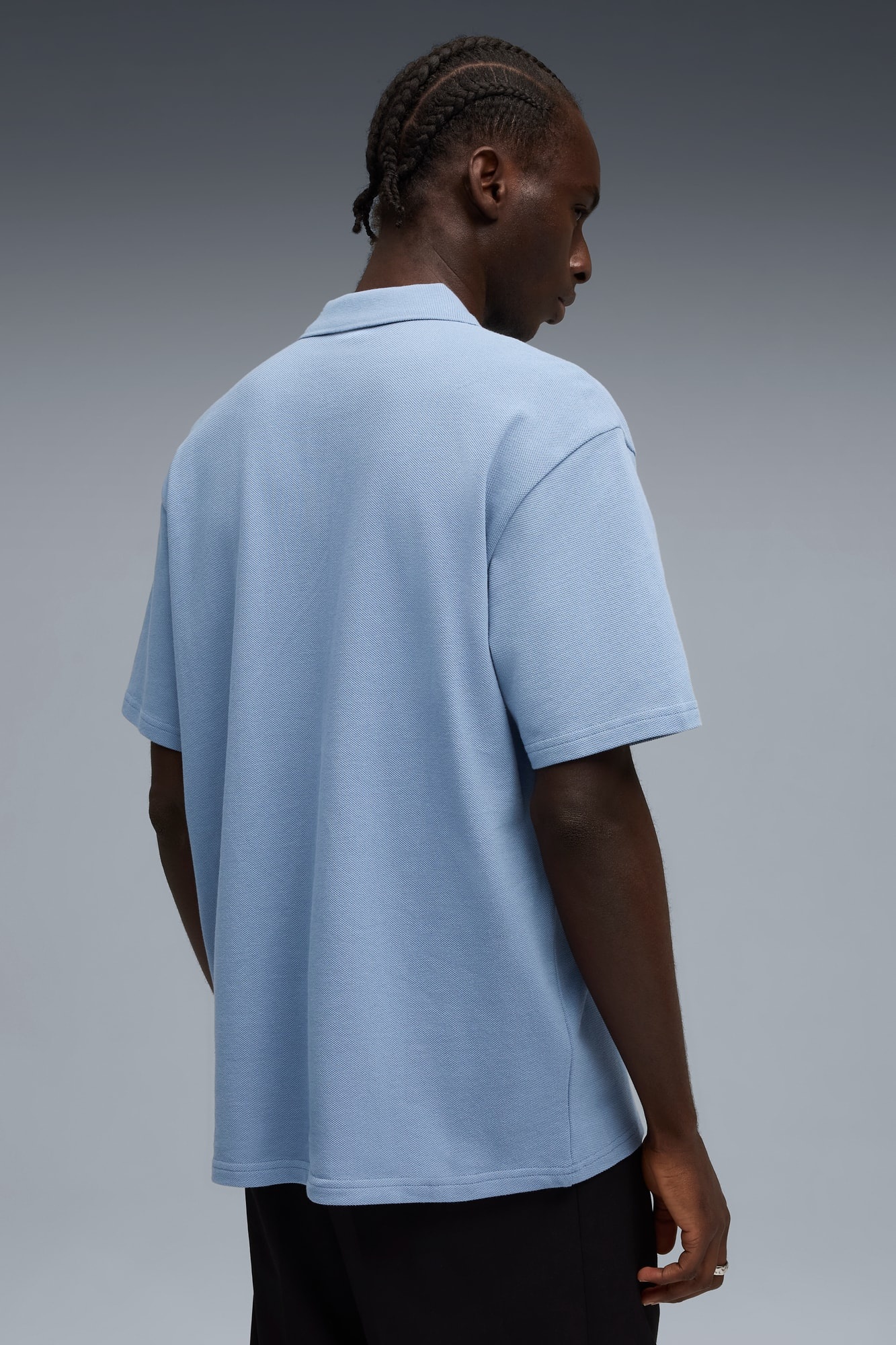 WARDROBE ESS Men's Pique Relaxed Polo - 4