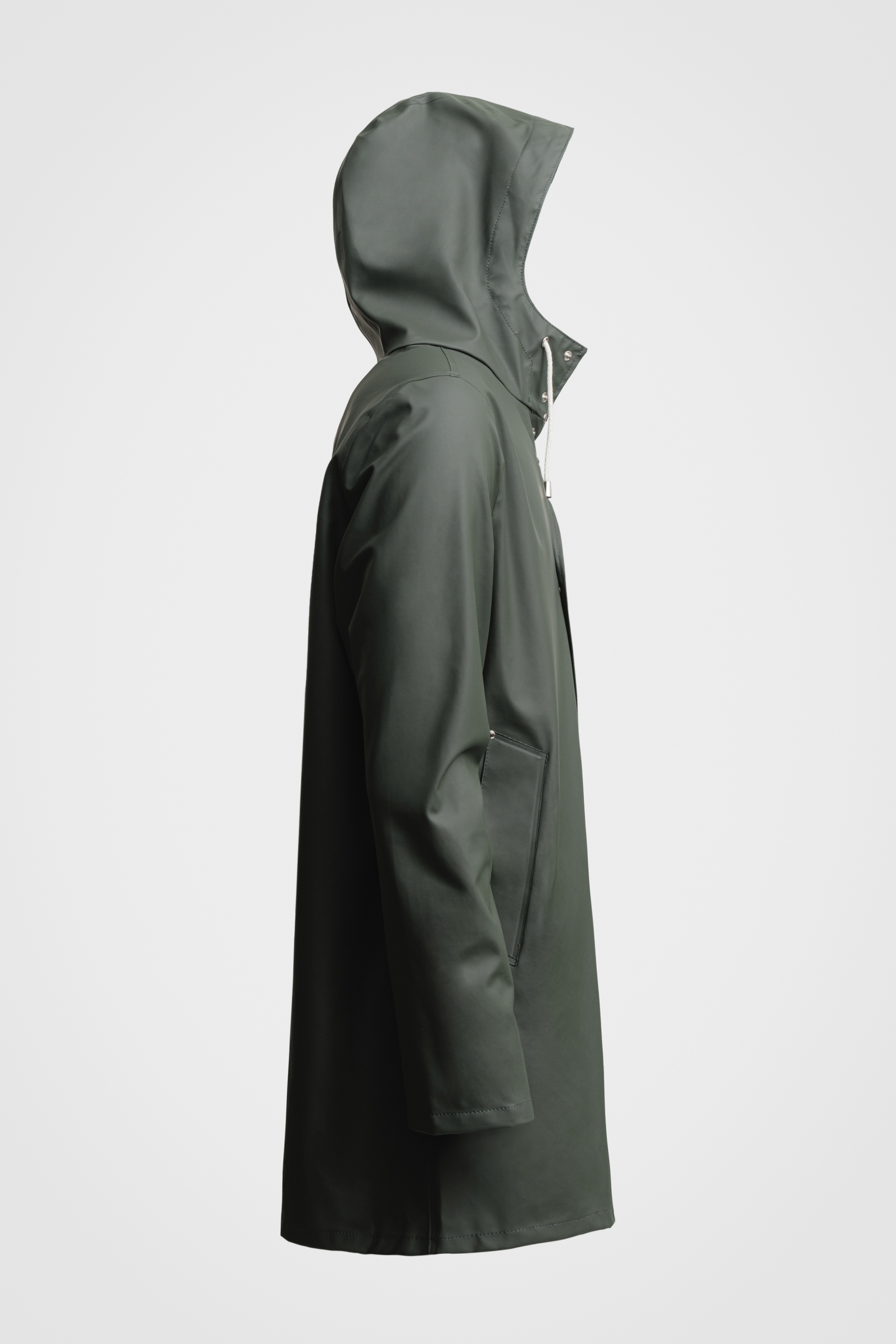 Stockholm Lightweight Raincoat Green - 5
