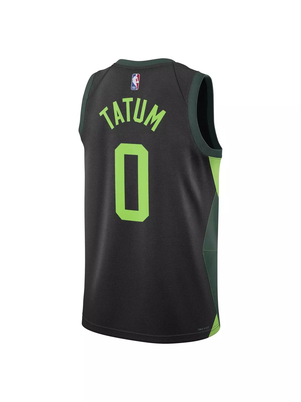 Men's Dri-FIT Jayson Tatum Boston Celtics 2024/25 City Edition NBA Swingman Jersey -Black/Green - 2