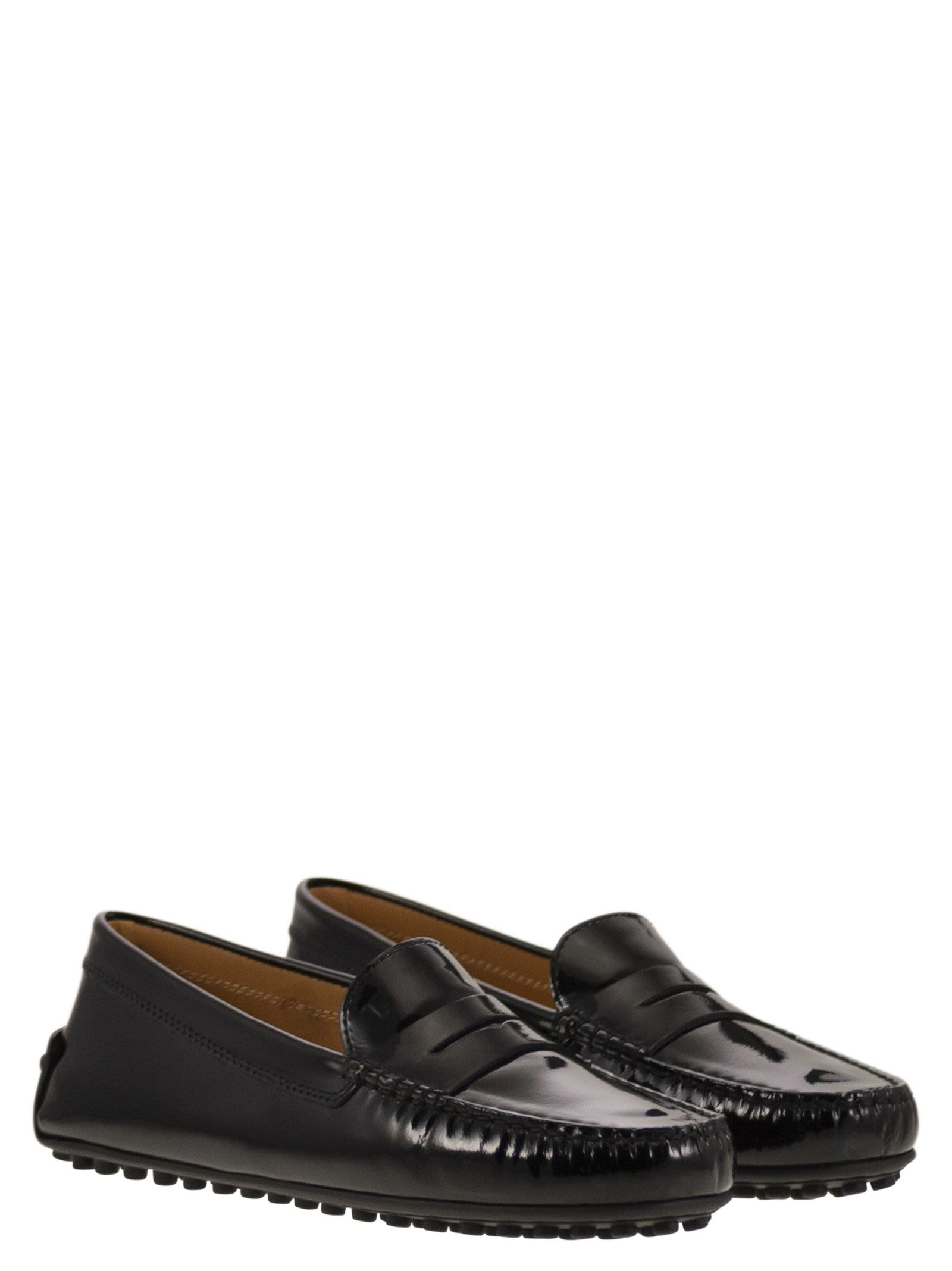 Tod's Women City Gommino Moccasin In Glossy Leather - 4