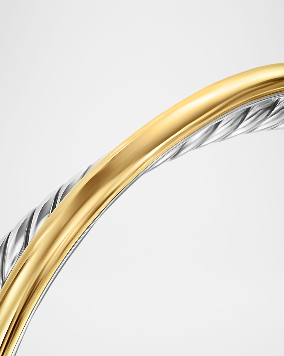 11mm Crossover Bracelet in Silver - 4