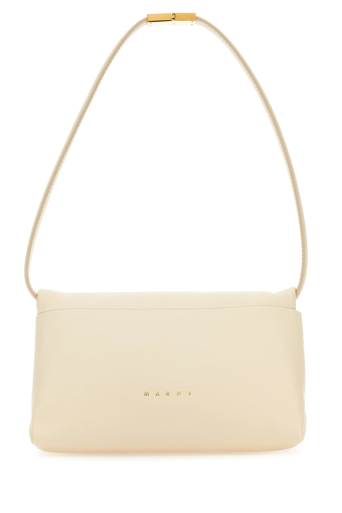 Ivory leather Prisma shoulder bag - 3