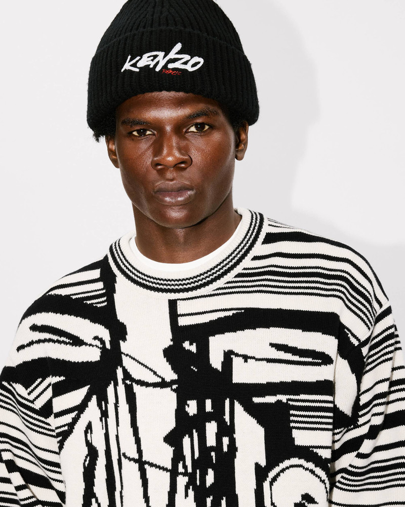 'Kenzo x Futura 2000' jumper in wool and cotton 6