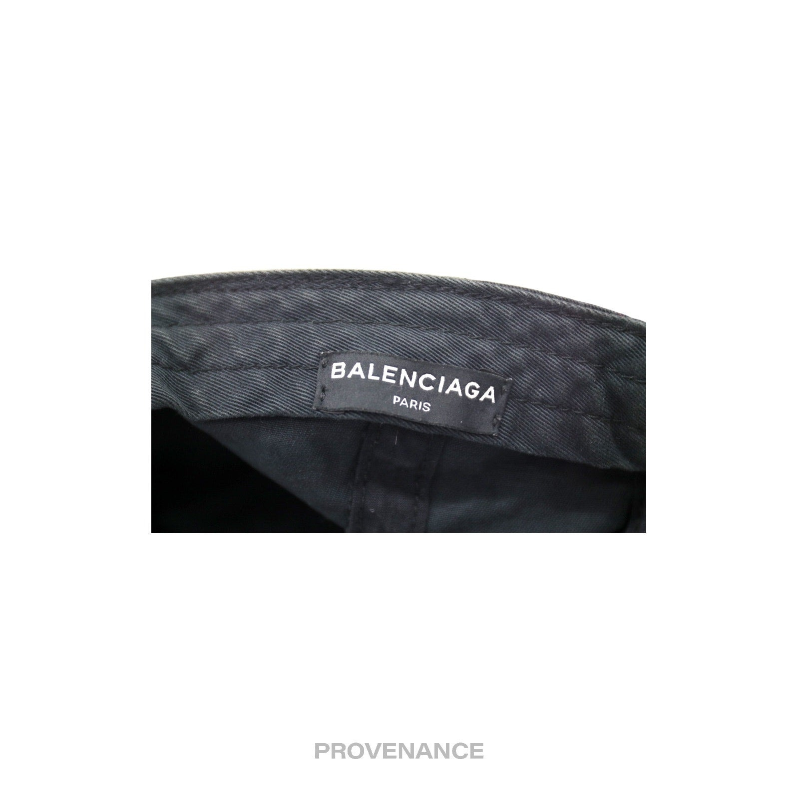 Balenciaga Political Campaign Cap Hat - Washed Black - 11