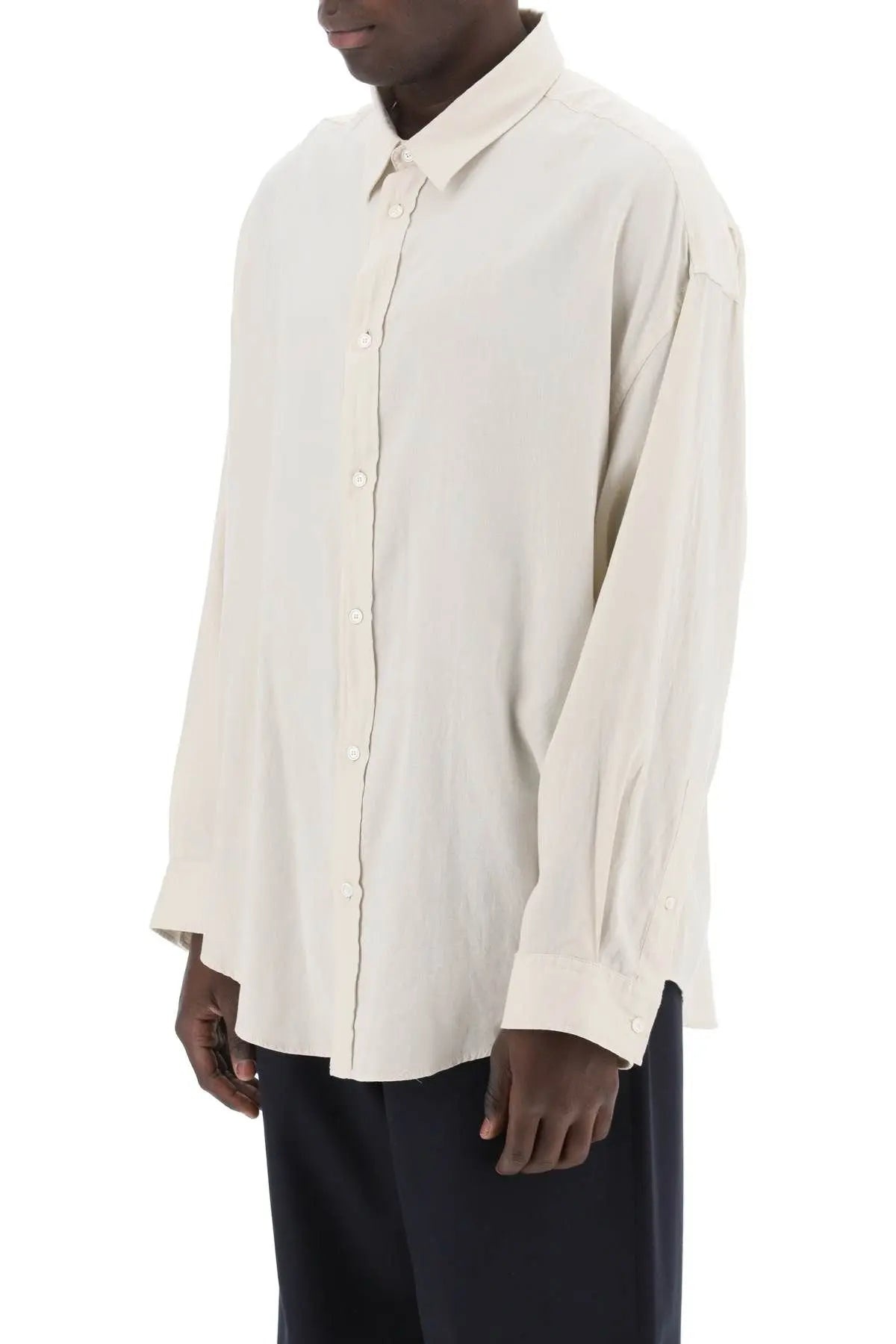 Oversized cotton shirt - 5