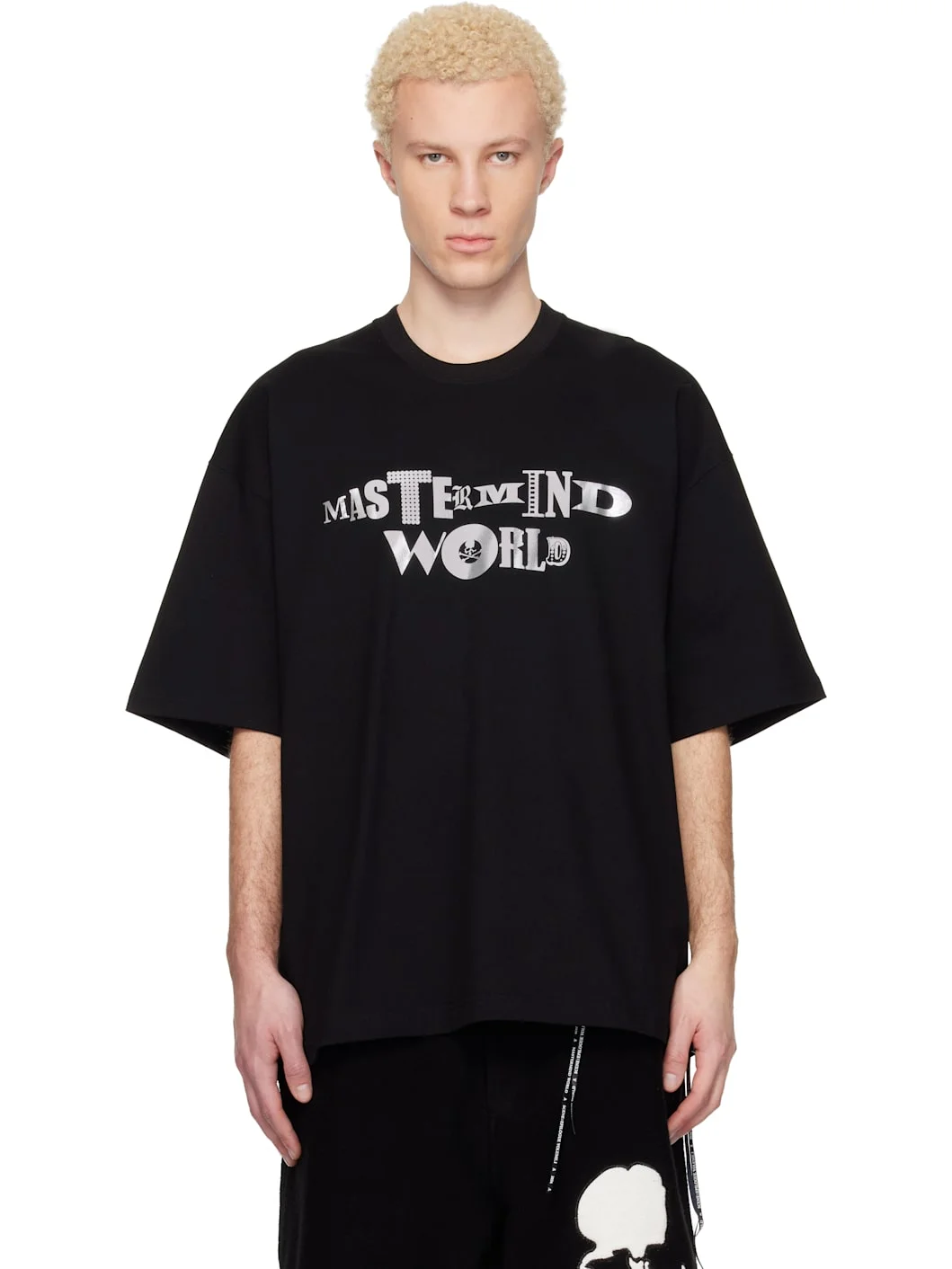 Black MW Foil Logo SS T-shirt - 1