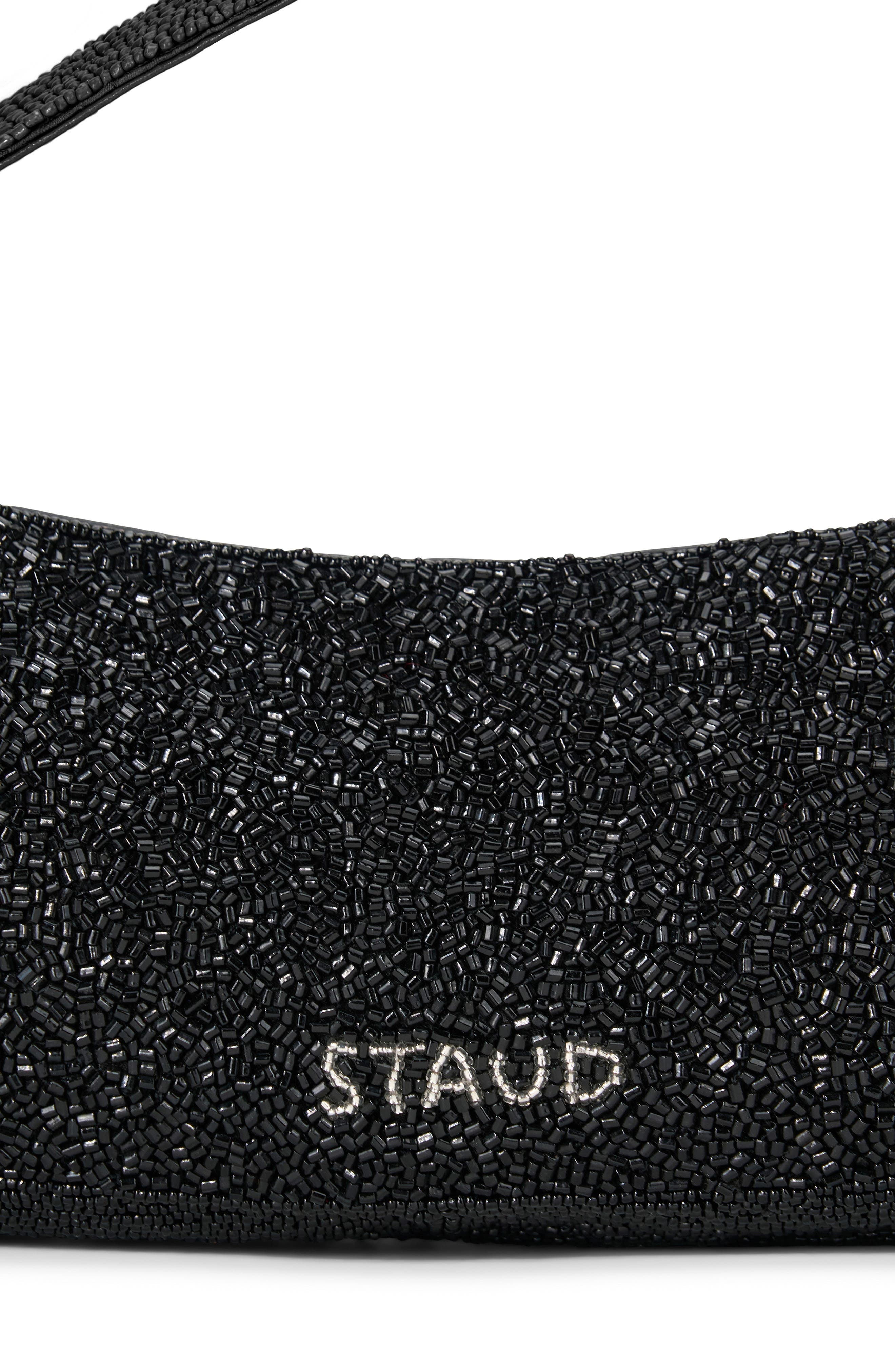 STAUD Demy Convertible Leather Shoulder Bag in Black at Nordstrom - 5