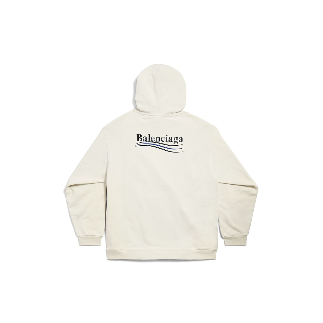 Men's Political Campaign Hoodie Medium Fit in White - 6