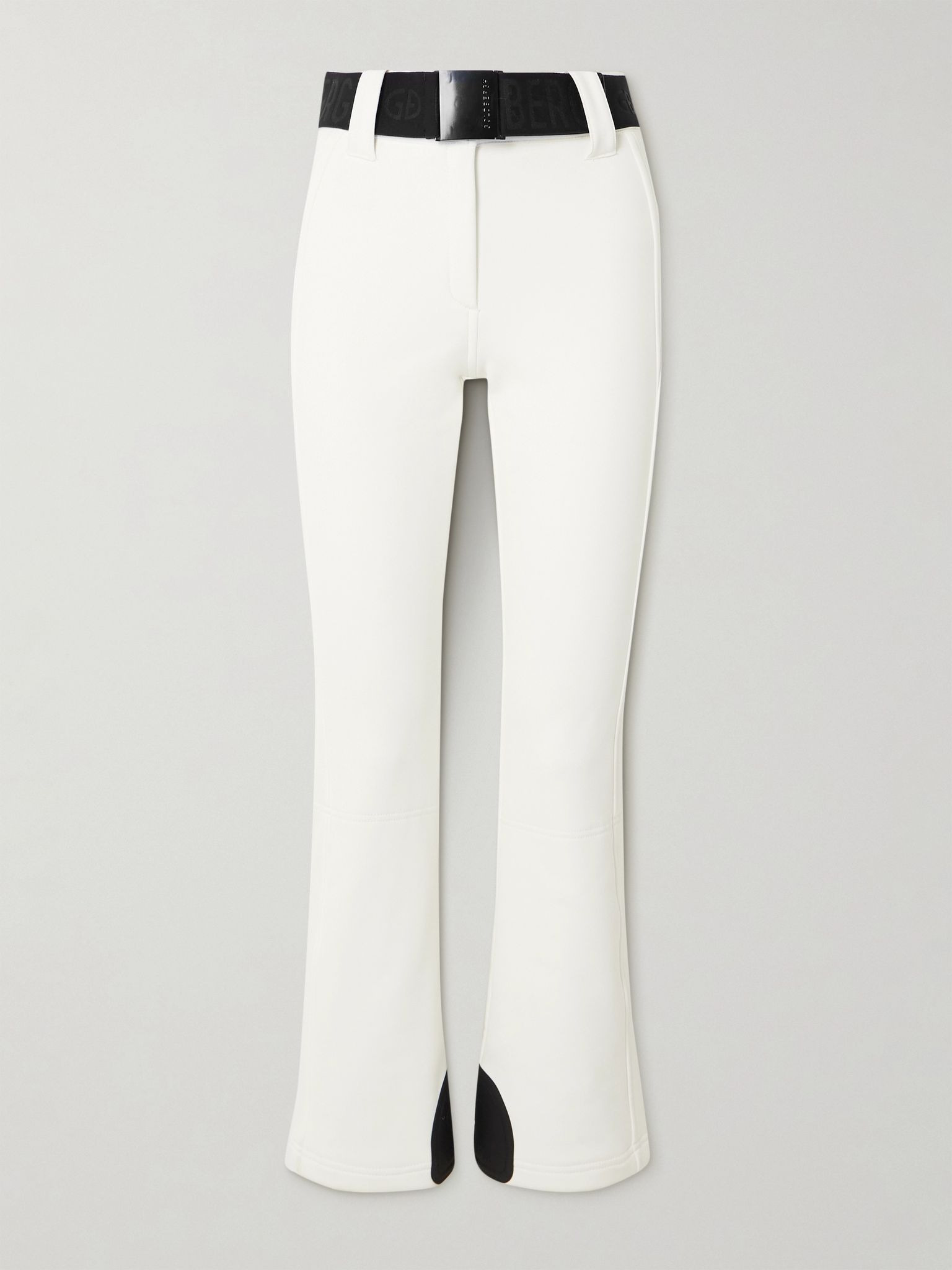 Pippa belted flared ski pants White - 1