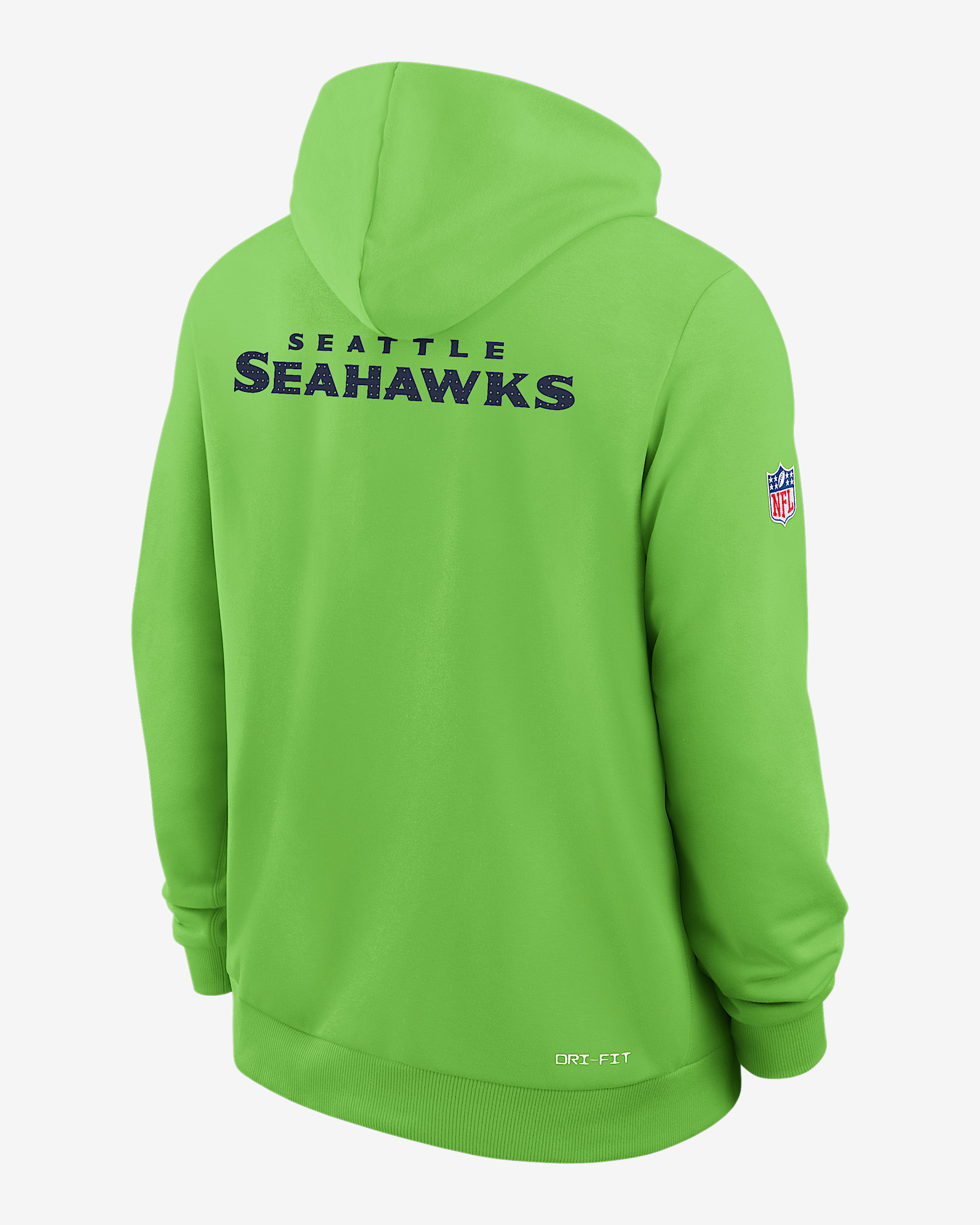 Seattle Seahawks Initial Home Sideline Men's Nike Dri-FIT NFL Pullover Hoodie - 2