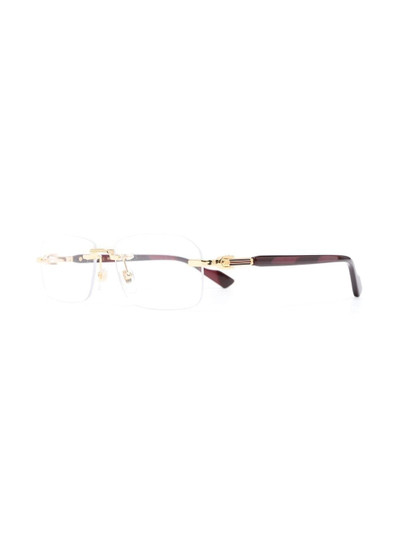 GUCCI rimless optical glasses outlook