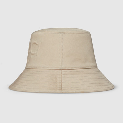 GUCCI Gucci embossed bucket hat outlook