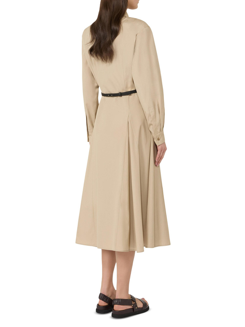 Women's Long Poplin Shirt Dress - Colonial 4