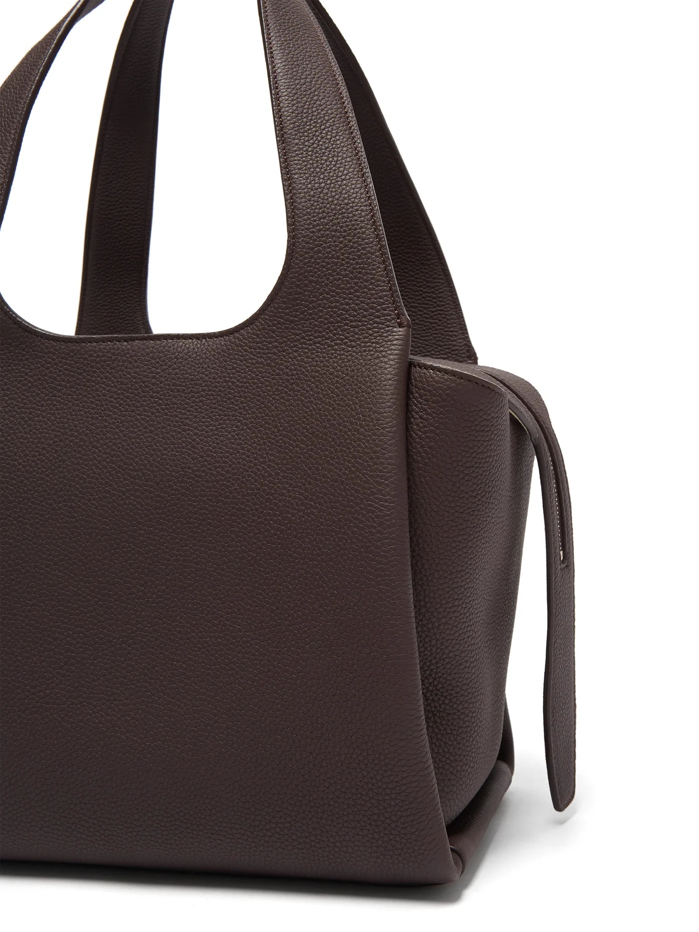 TR1 medium grained-leather bag - 6