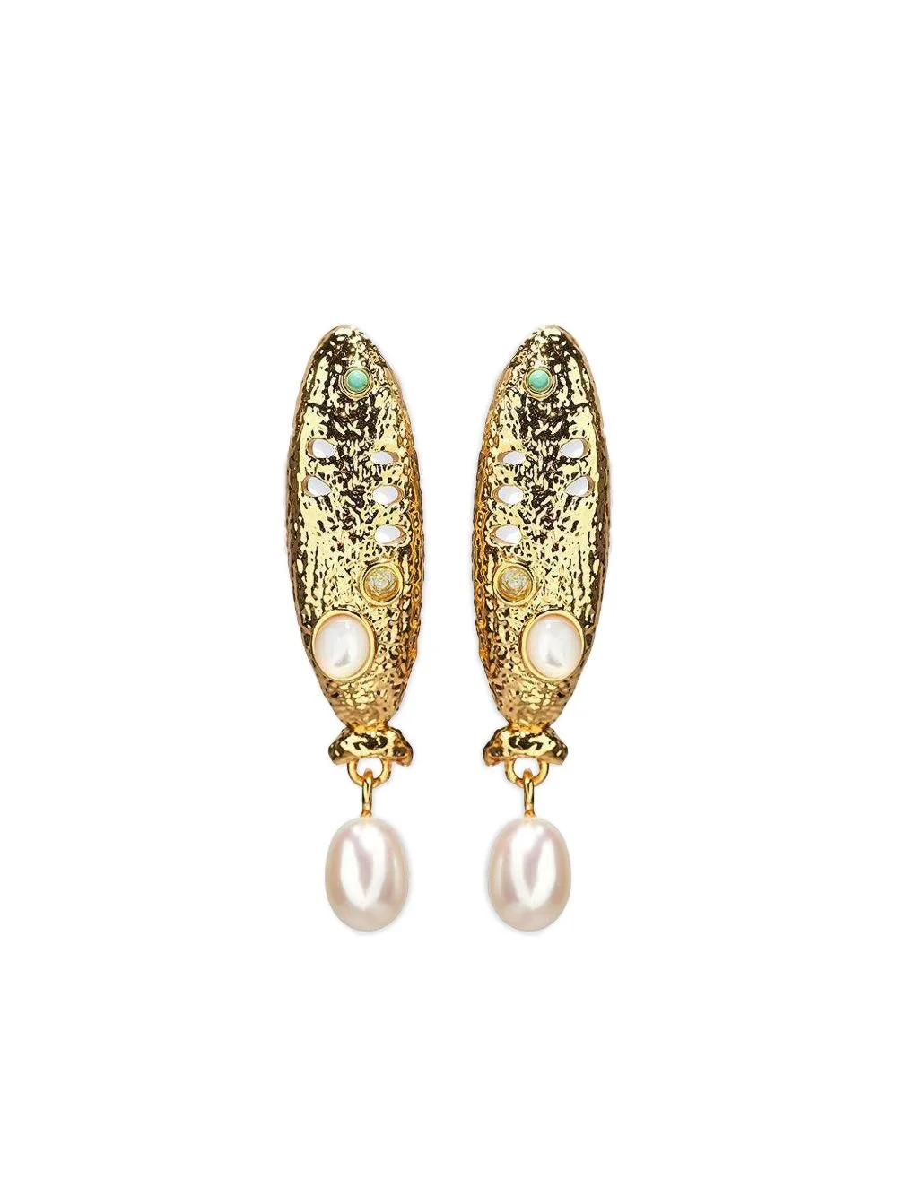 Sardina pearl drop earrings - 1