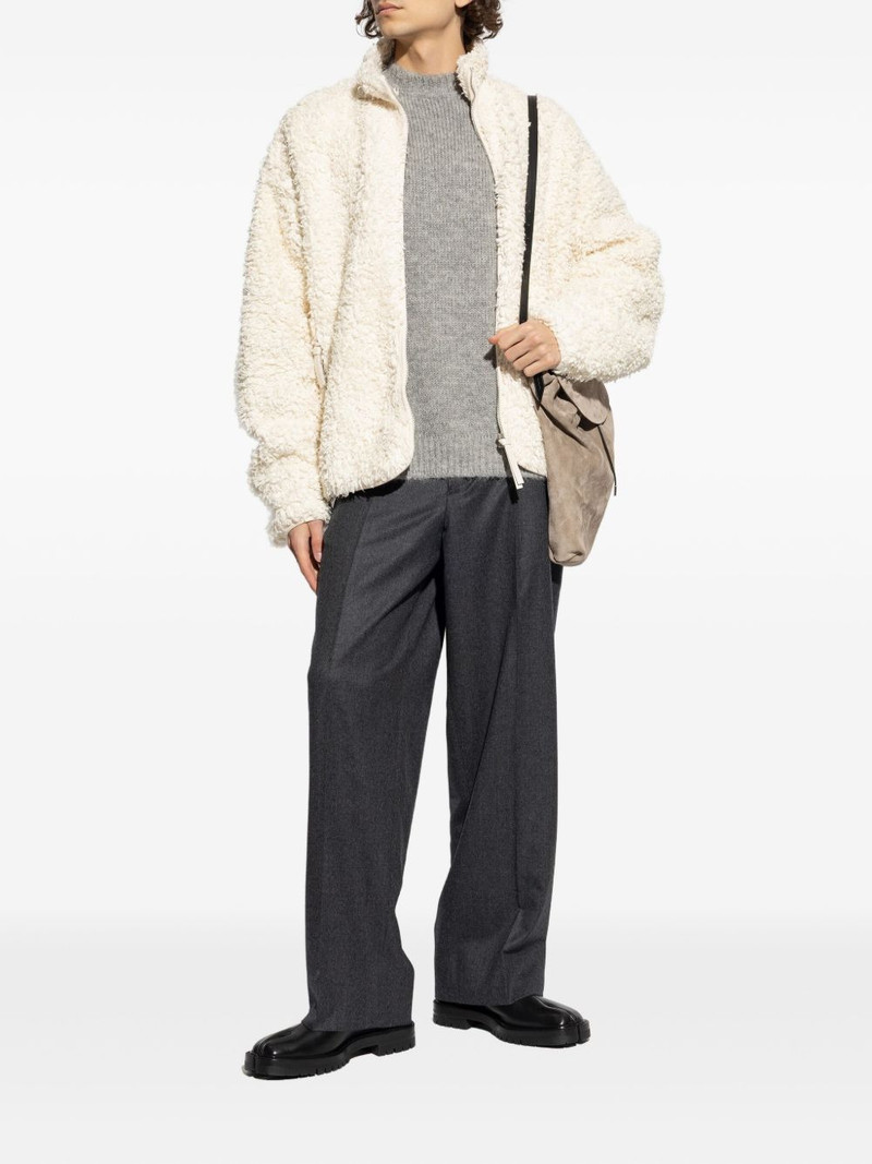 OFFICINE GÉNÉRALE belt-fastening trousers outlook