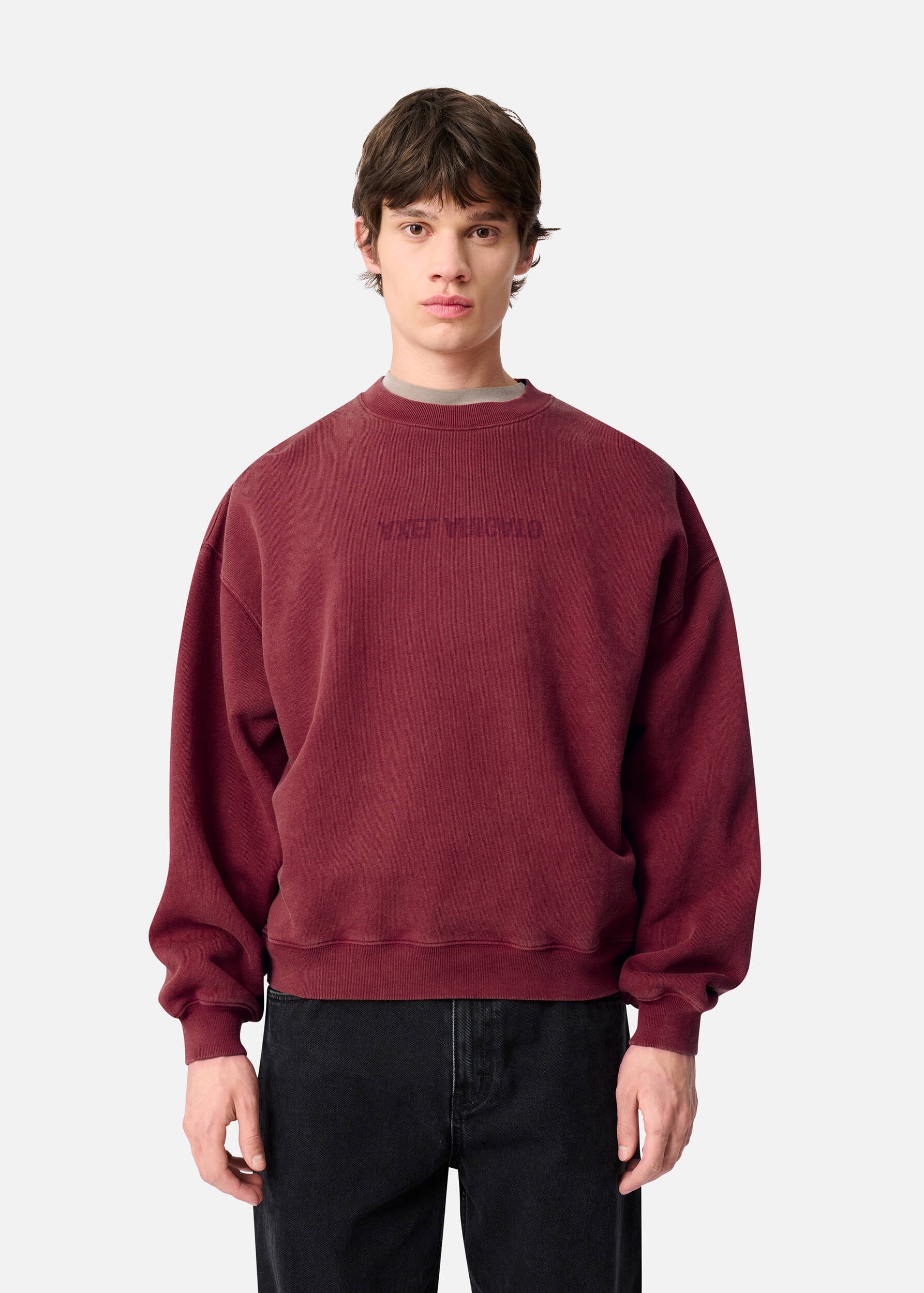 Distort Washed Sweatshirt - 2