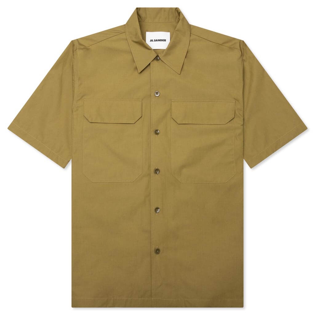 BUTTON UP SHIRT - HONEY BLONDE - 1