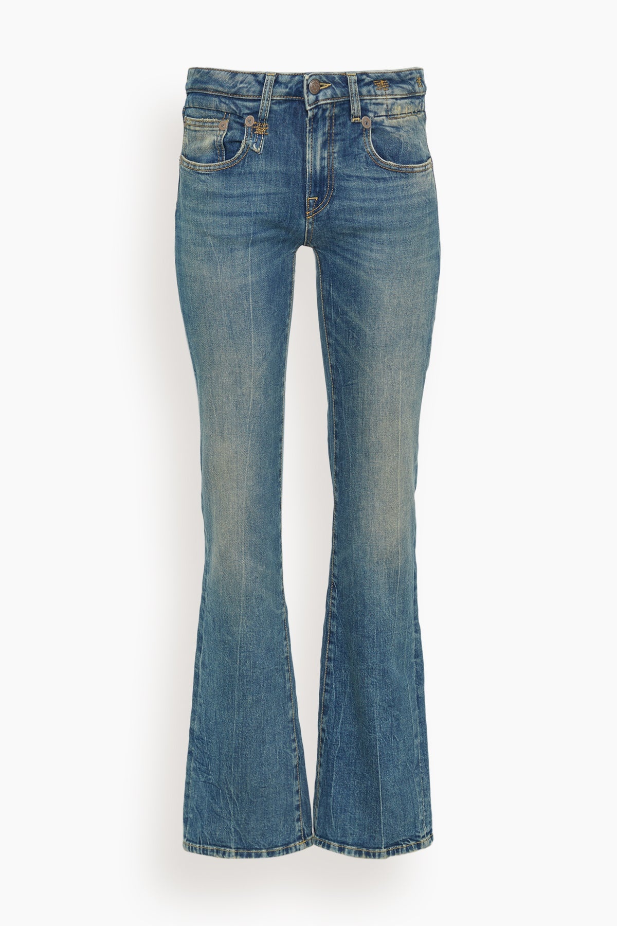 Boy Flare Jean in Kelly Stretch - 1