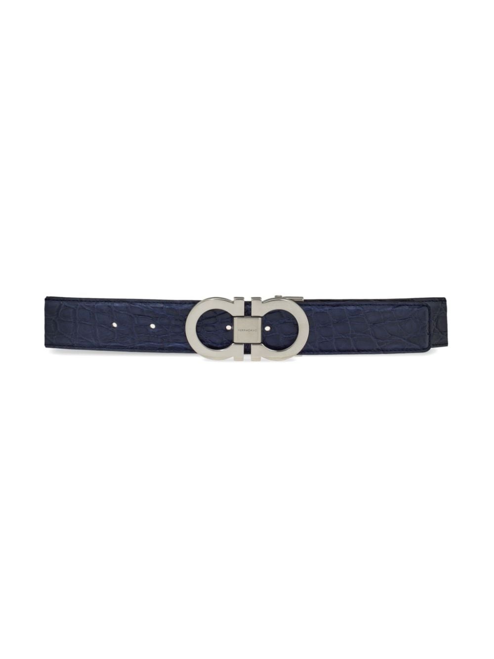 adjustable Gancini-buckle belt - 3