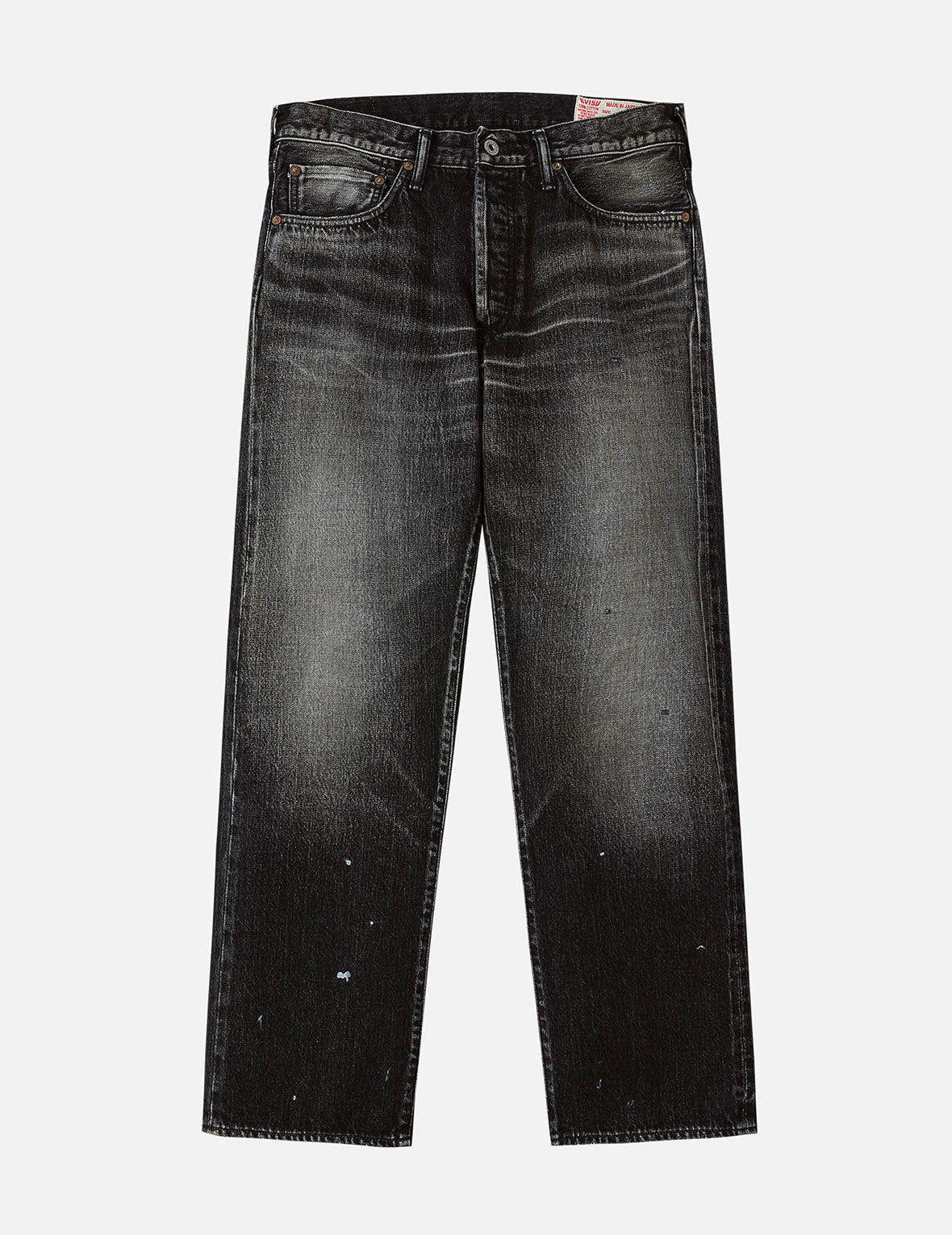 Washed Seagull Print Regular Fit Jeans - 4