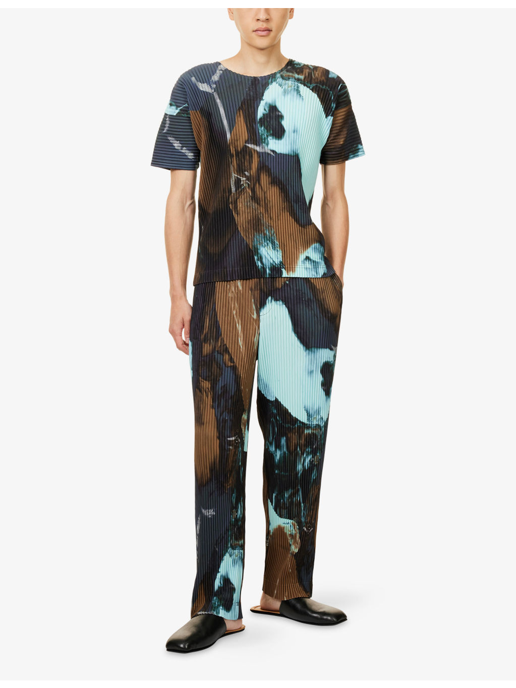 Agate Graphic-Print Knitted Trousers - 2