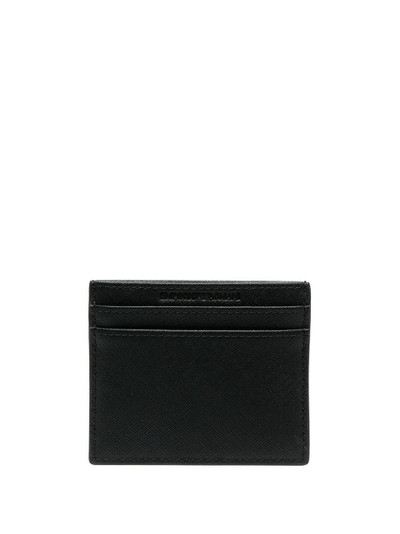 EMPORIO ARMANI logo-print cardholder outlook