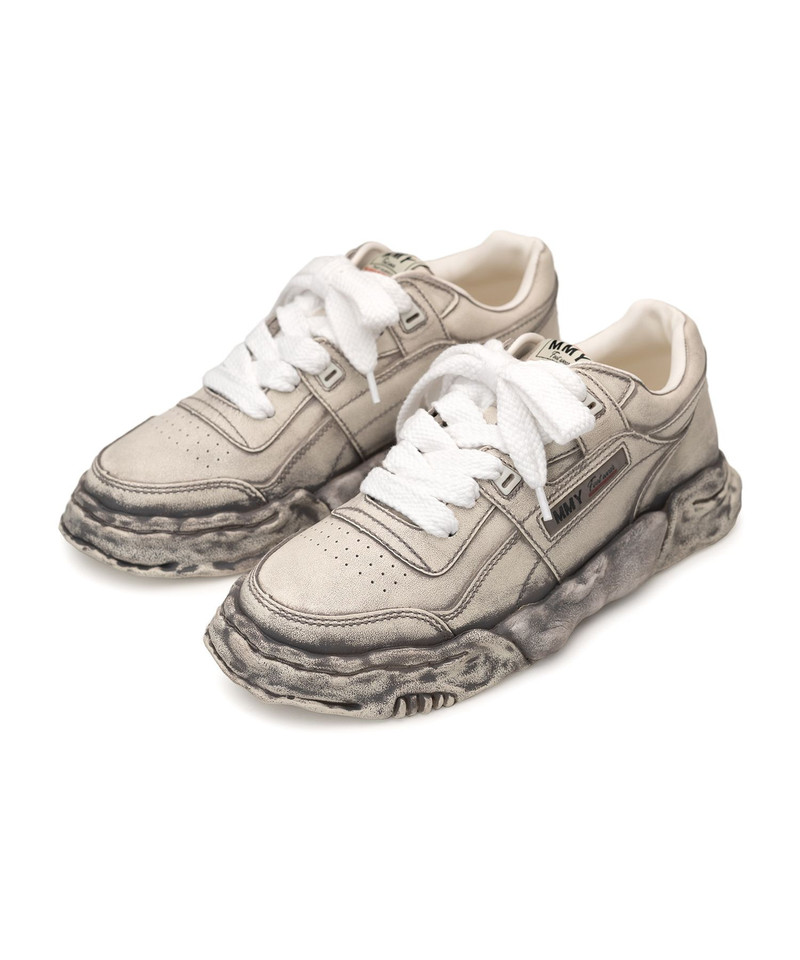 "PARKER" OG Sole Faded Effect Leather Low-top Sneaker 20