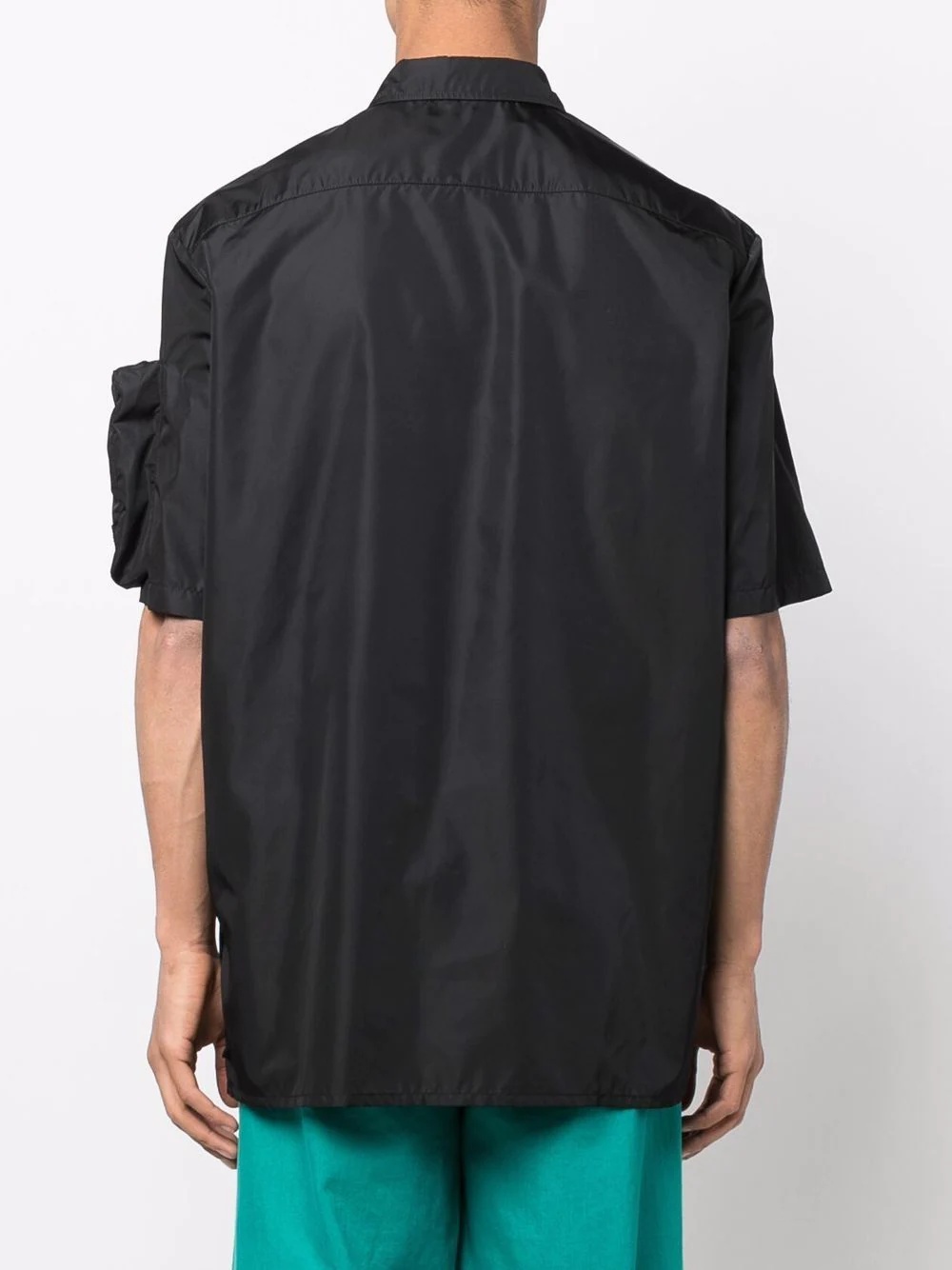 short-sleeved zip-pocket shirt - 4