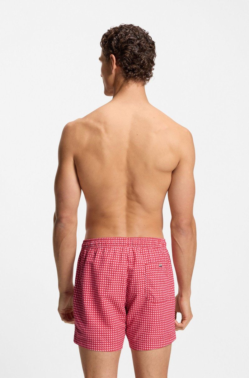 BOSS MICRO-PRINT SWIM SHORTS IN QUICK-DRY FABRIC outlook