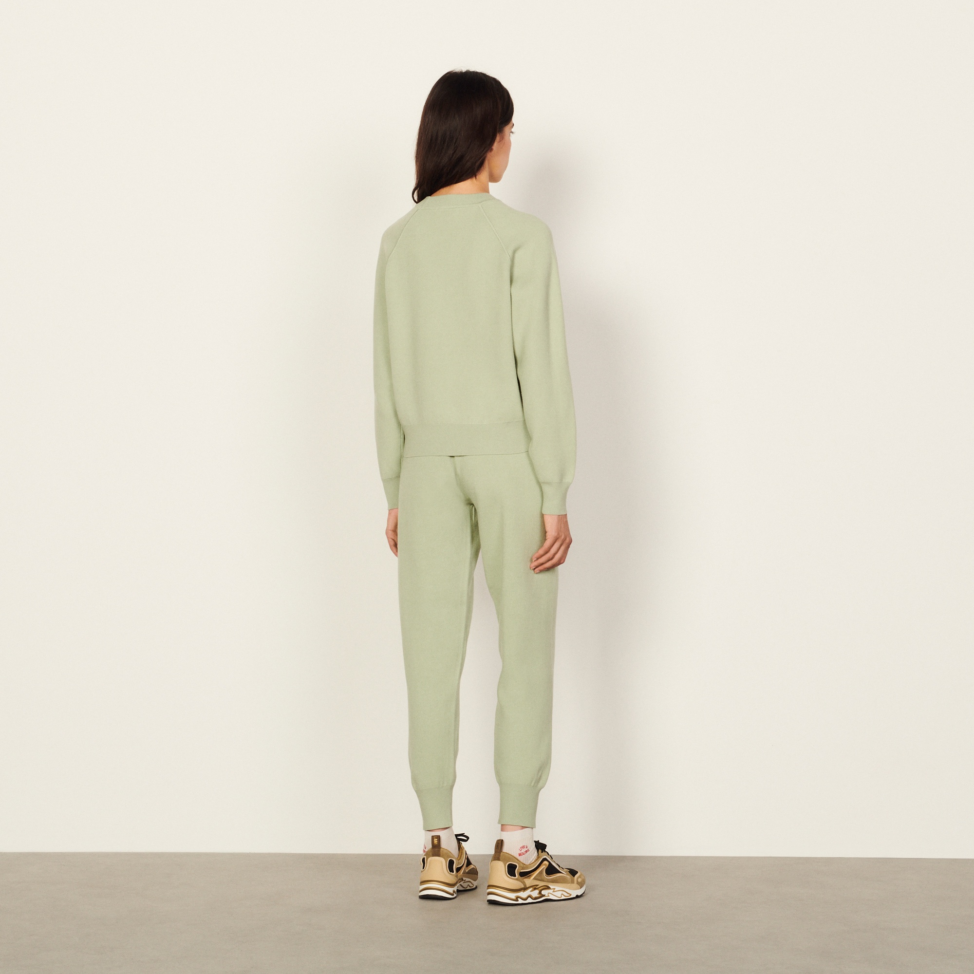 Knit sweatshirt with embroidery - 3