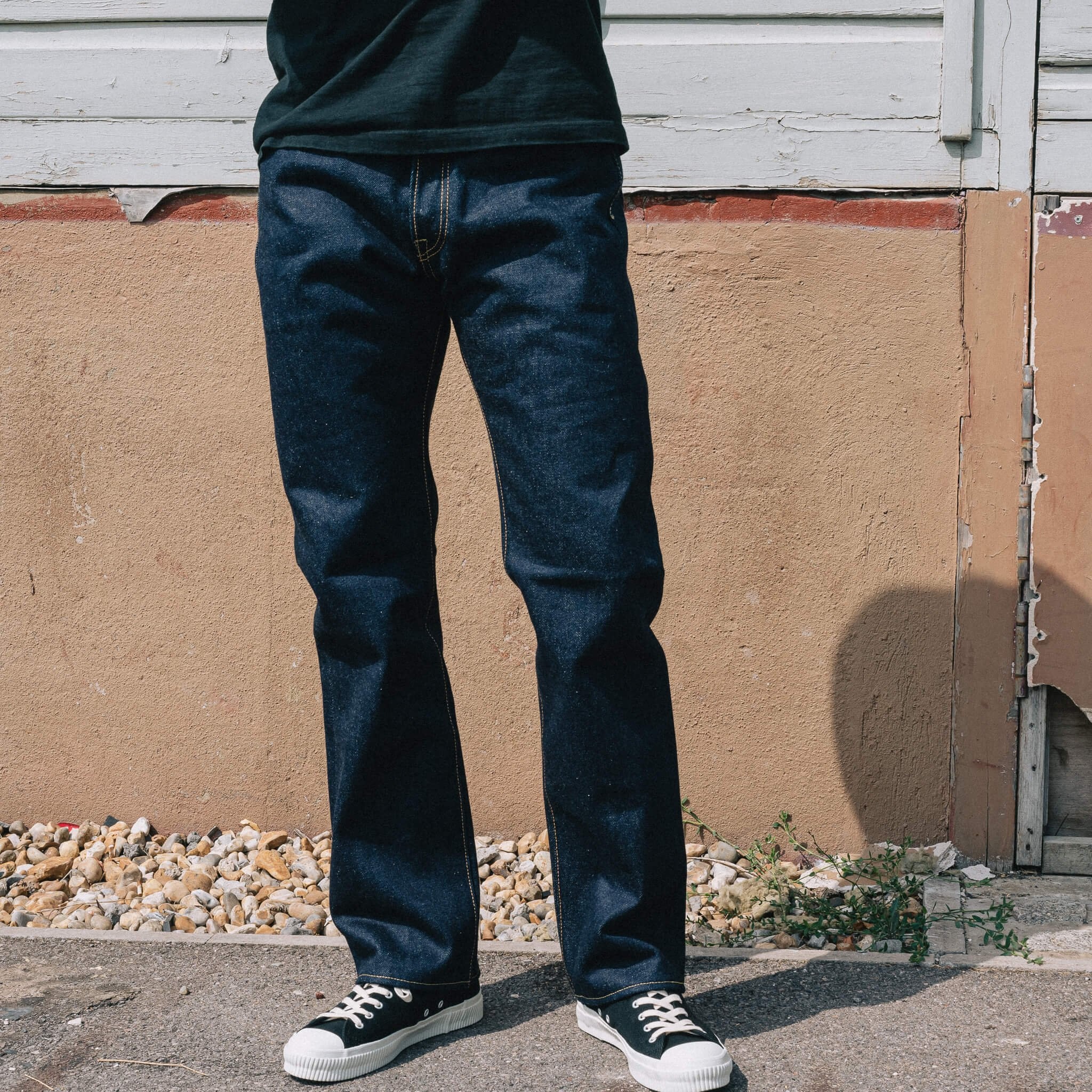 IH-888S-UHR 21/23oz Ultra Heavy Raw Selvedge Denim Medium/High Rise Tapered Cut Jeans - Indigo - 4