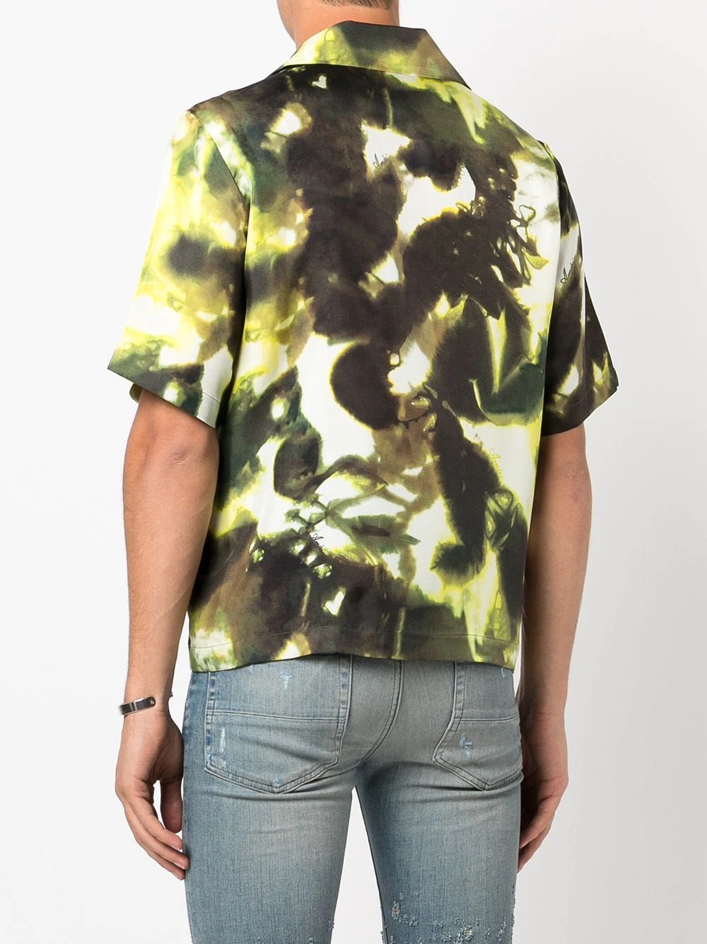 tie-dye print shirt - 4