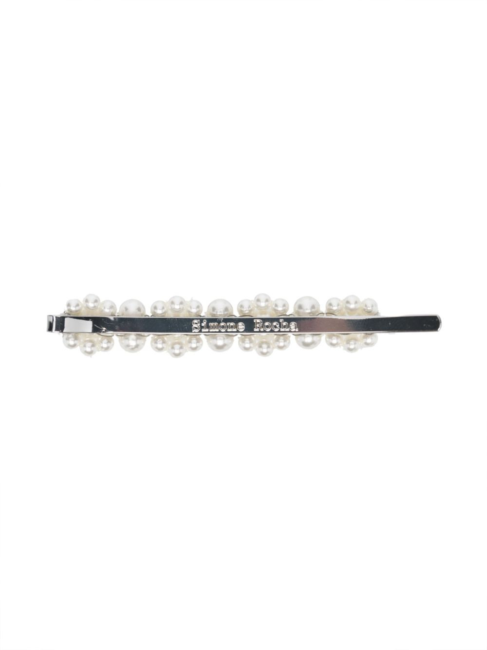 pearl embellished hairclip - 2