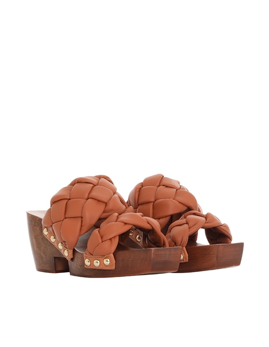 BRAIDED NAPPA CLOG - 3
