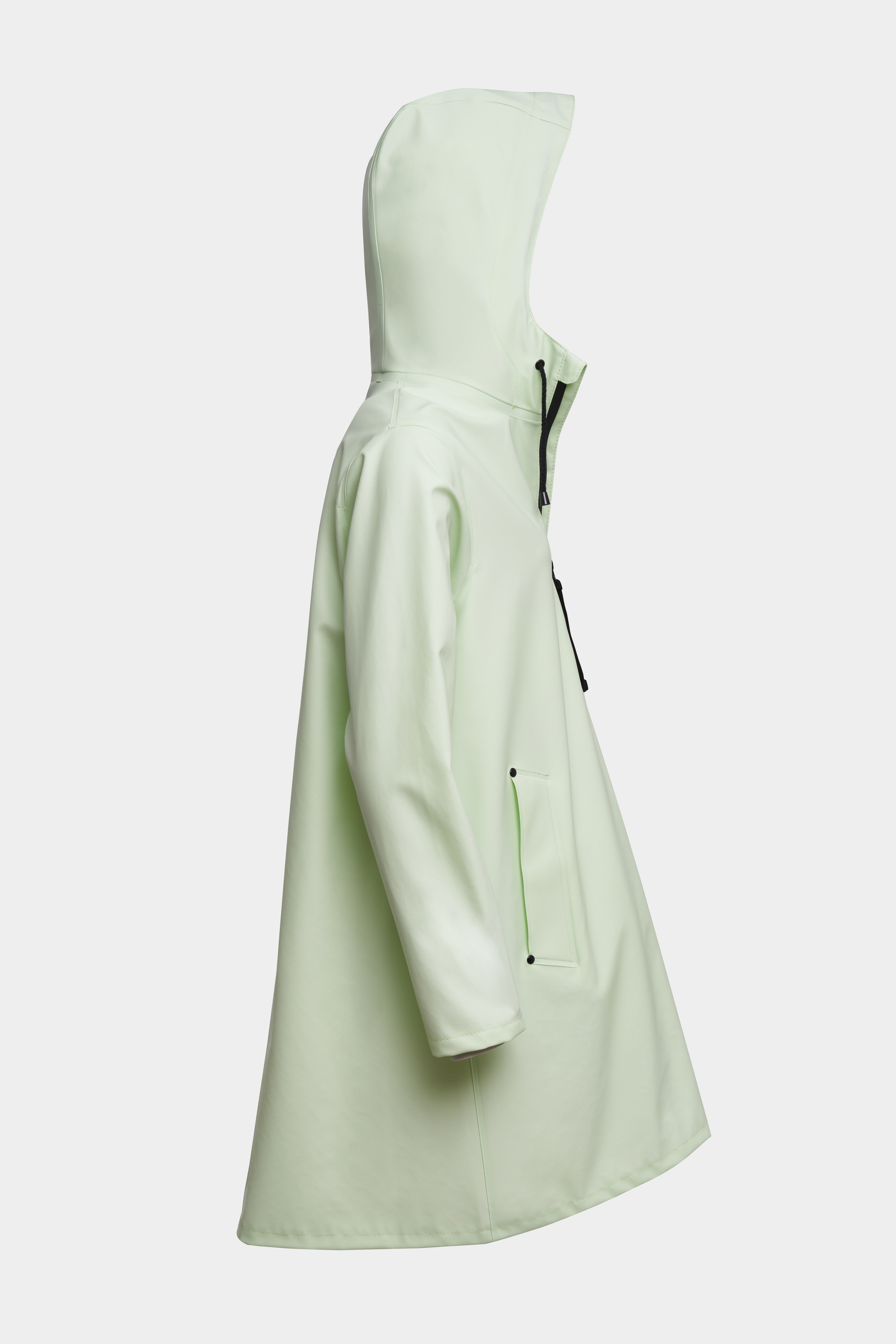 Mosebacke Lightweight Zip Raincoat Seafoam Green - 5
