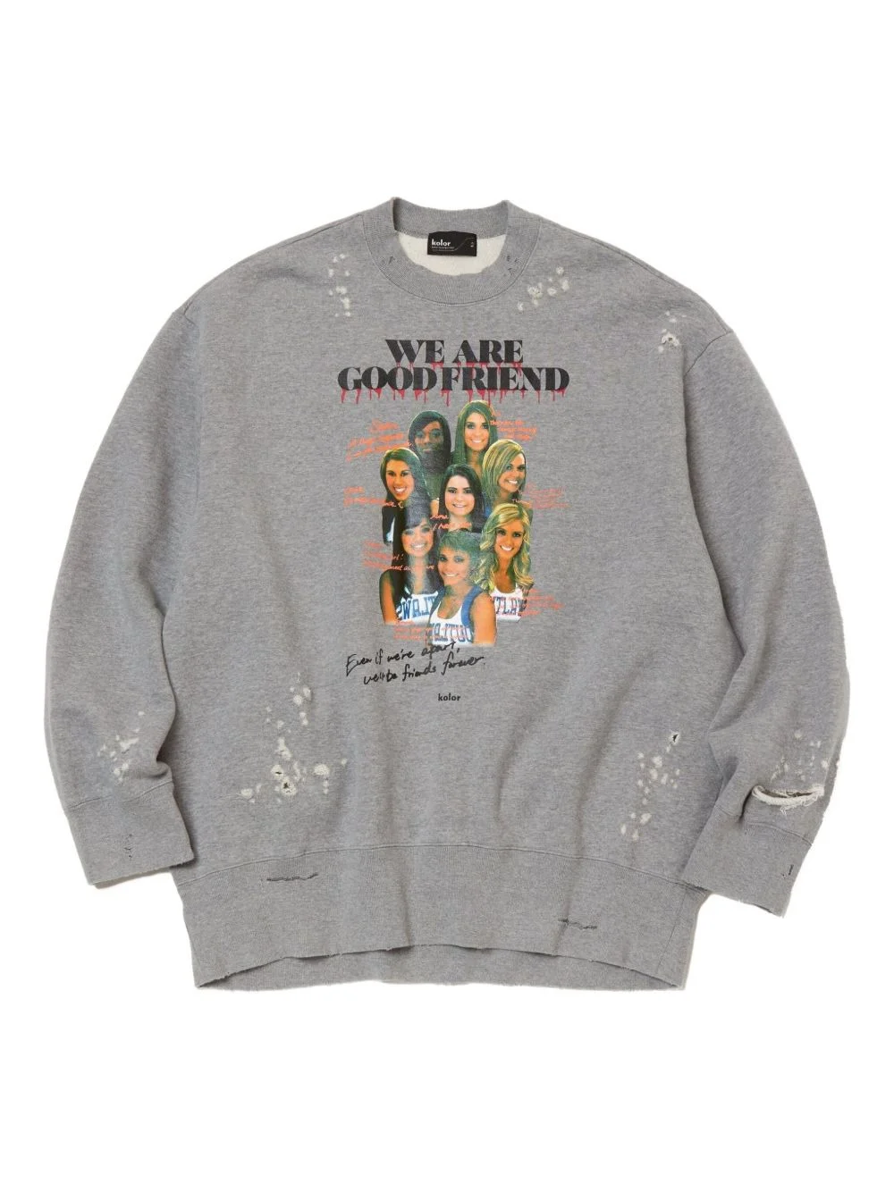 graphic-print sweatshirt - 1